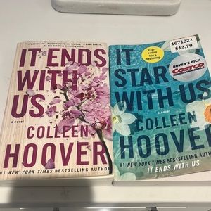 Colleen Hoover novels. 2 books in series. Like new condition